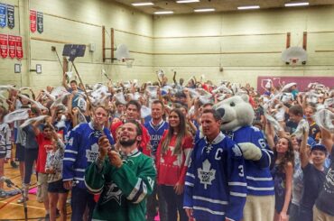 Aujourd'hui, de la Glen Ames School à Toronto, la LNH et l'AJLNH ont annoncé le lancement de ...