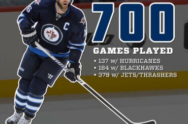 #Milestone Alert: Andrew Ladd disputera son 700e match dans la LNH ce soir ....