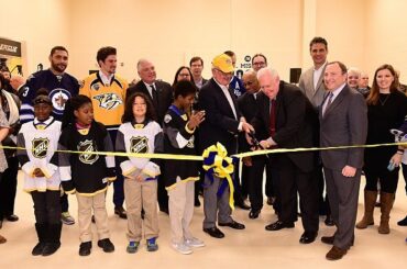 Au nom de l'initiative #NHLAllStar Legacy, ces enfants ont un bâtiment rénové