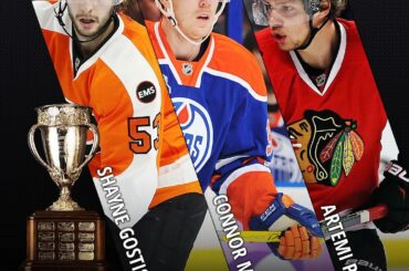 Vos finalistes du trophée Calder sont ... #NHLAwards ...