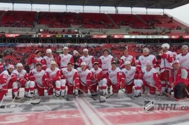 Glisser dans le jeu des anciens comme ... #CentennialClassic # NHL100 ...