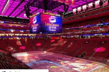 La nouvelle maison des @detroitredwings. Nous vous présentons @littlecaesarsarena. #ThisIsW ...