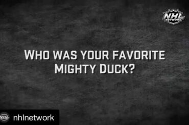 Chaque joueur a son Mighty Duck préféré. Qui est à vous? #NHLMovieNight

Tonig ...