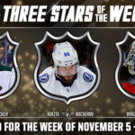 Vos trois étoiles de la semaine!
 Jason Zucker
 Nikita Kucherov
 Braden Holtby ...