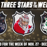 Vos 3 étoiles de la semaine!
 Blake Wheeler
 Carey Price
 Radek Faksa ...