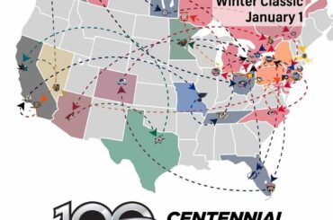 Aujourd'hui, la Fan Arena # NHL100 effectue sa dernière étape de la tournée au Bridge 2018 ...