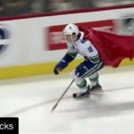 @ jakevirtanen18 montre ses roues à @canucksforkids SuperSkills.
 @canucks ...