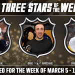 Objectifs, objectifs, objectifs. Vos trois étoiles de la semaine!
 @patriklaine
 Brad Marchand
...