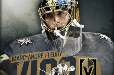 N'est-ce pas meilleur Fleur là-bas. 400 victoires pour Marc-André Fleury.
Félicitations pour ...