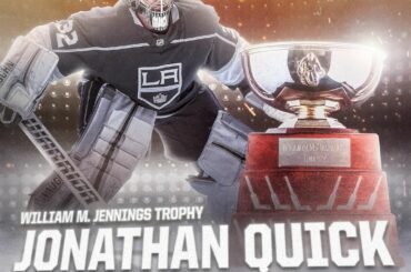 Il est perpétuellement solide comme un filet et ça a valu à Jonathan Quick le William M. ...