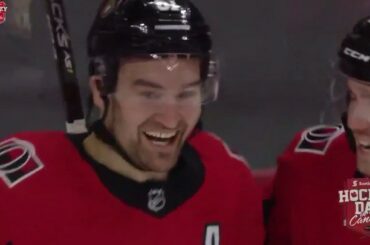 C'est @ mstoner61 avec le premier but sur @scotiabank #HockeyDay au Canada! ...