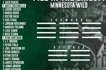 Un jeu pour gagner la #StanleyCup. Quelle est votre gamme @minnesotawild? # 31in31 ...