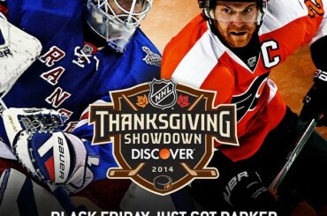 #ThanksgivingShowdown. Aujourd'hui. Trouver un . #NYRvsPHI ...