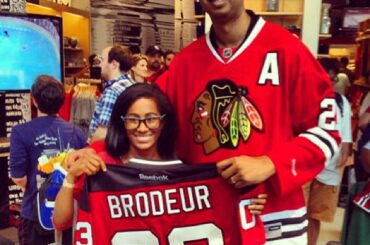 Félicitations pour avoir gagné le maillot signé Martin Brodeur, Tahirah! # NHL94isBa ...