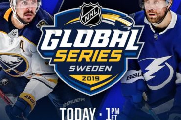 Le jeu 2 de #NHLGlobalSeries est presque arrivé! @tblightning contre @buffalosabres
TODA ...