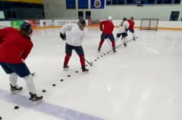 The women of @usahockey have the #50PuckChallenge on lock. ...