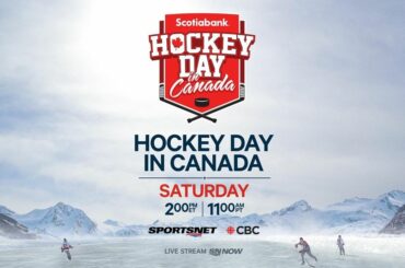 CANADA!  C'est à nouveau cette période de l'année.  La @scotiabank #HockeyDay au Canada commence ...