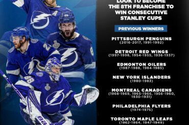 Les @tblightning cherchent à rejoindre une classe d'élite de franchises avec un seul ...