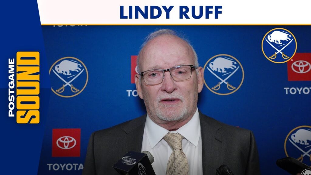 « JJ était génial » | Lindy Ruff, entraîneur des Sabres de Buffalo, après une défaite de 6-5 contre les Penguins de Pittsburgh