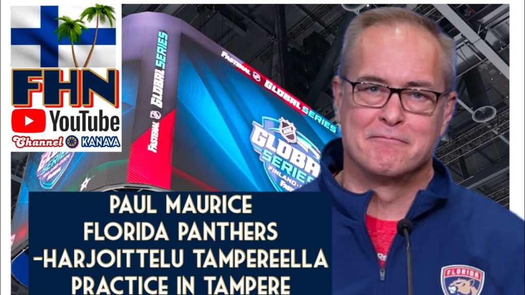 Paul Maurice : Panthers de la Floride à Tampere — Panthers de la Floride à Tampere, Finlande